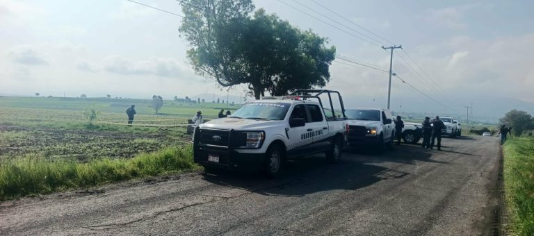 Hallan a hombre degollado en camino rural de Indaparapeo