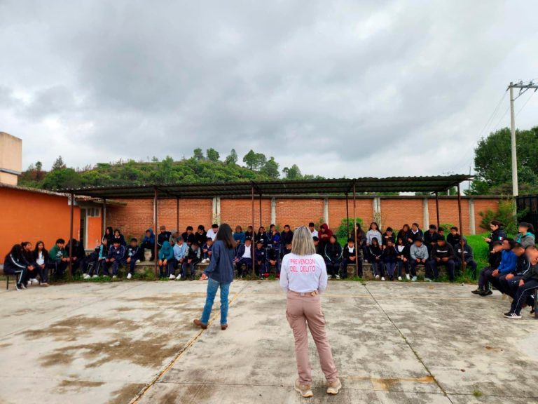 Impulsa FGE prevención de delitos ambientales en comunidad escolar de Huecorio
