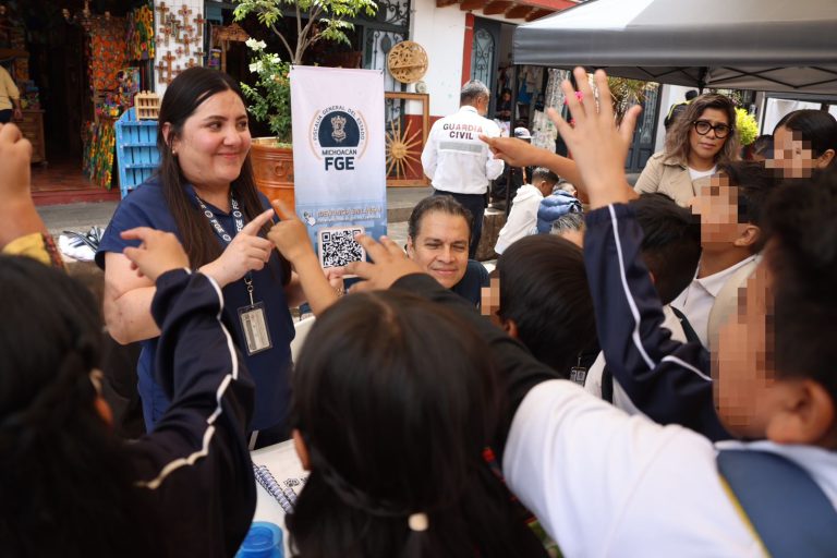 Acerca FGE acciones de prevención y proximidad social a habitantes de Tzintzuntzan