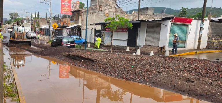 SCOP mantiene atención en el Paso Catrinas tras lluvias atípicas en Morelia