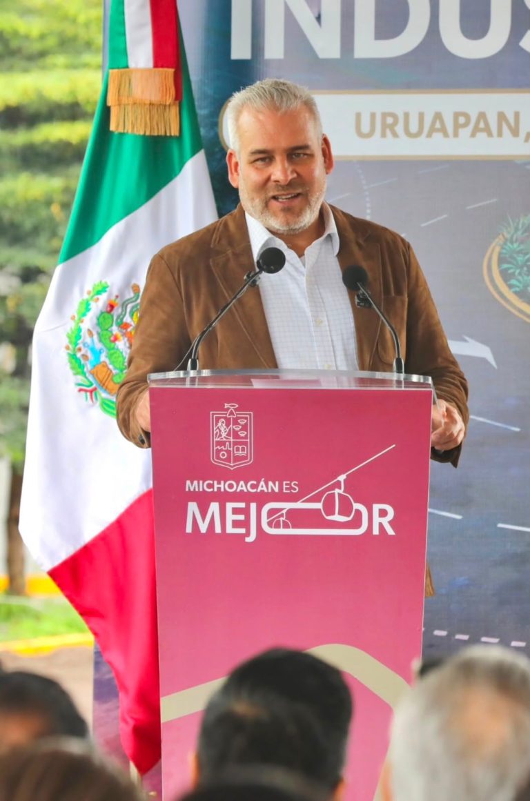 Rehabilitación del Boulevard Industrial impulsará inversión y empleo en Uruapan: Bedolla