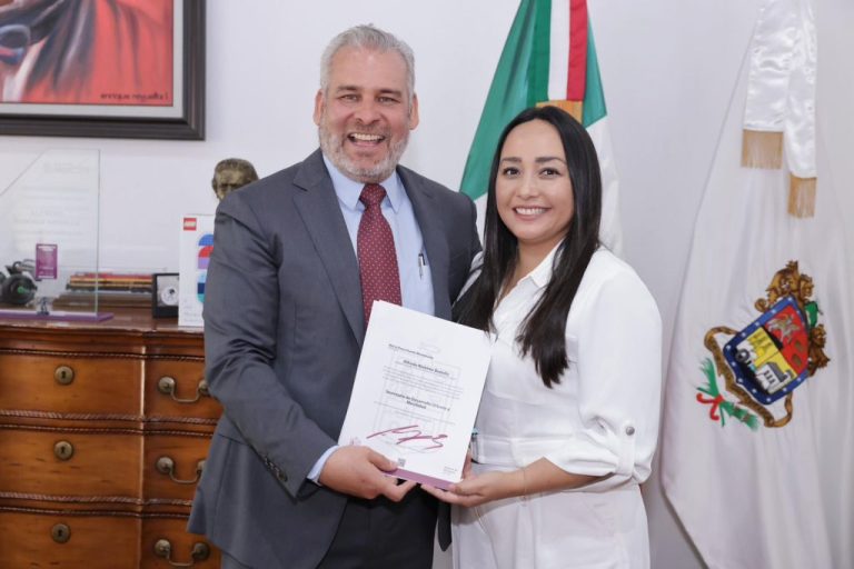 Designa Bedolla a María Elena Huerta Moctezuma como nueva secretaria de Desarrollo Urbano y Movilidad