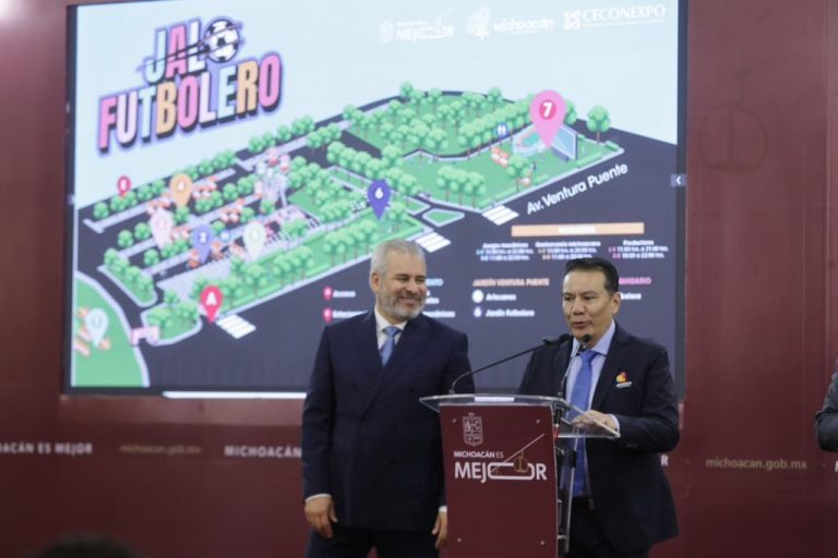 ¡El Mundial se vive en Michoacán! Llega Jalo Futbolero con todos los partidos del mundial en vivo: Bedolla