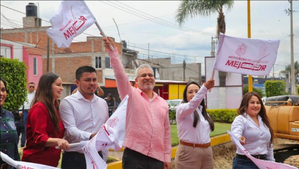 Impulsa Bedolla desarrollo y movilidad en Maravatío con rehabilitación del bulevar Leona Vicario