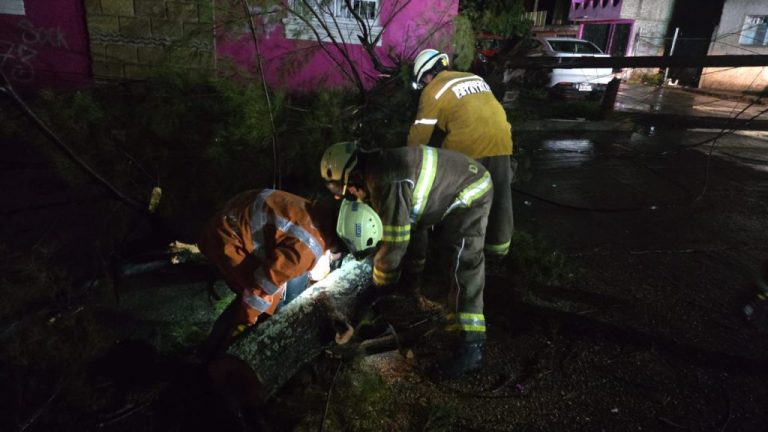 PC Estatal atiende afectaciones por tormenta eléctrica en Morelia