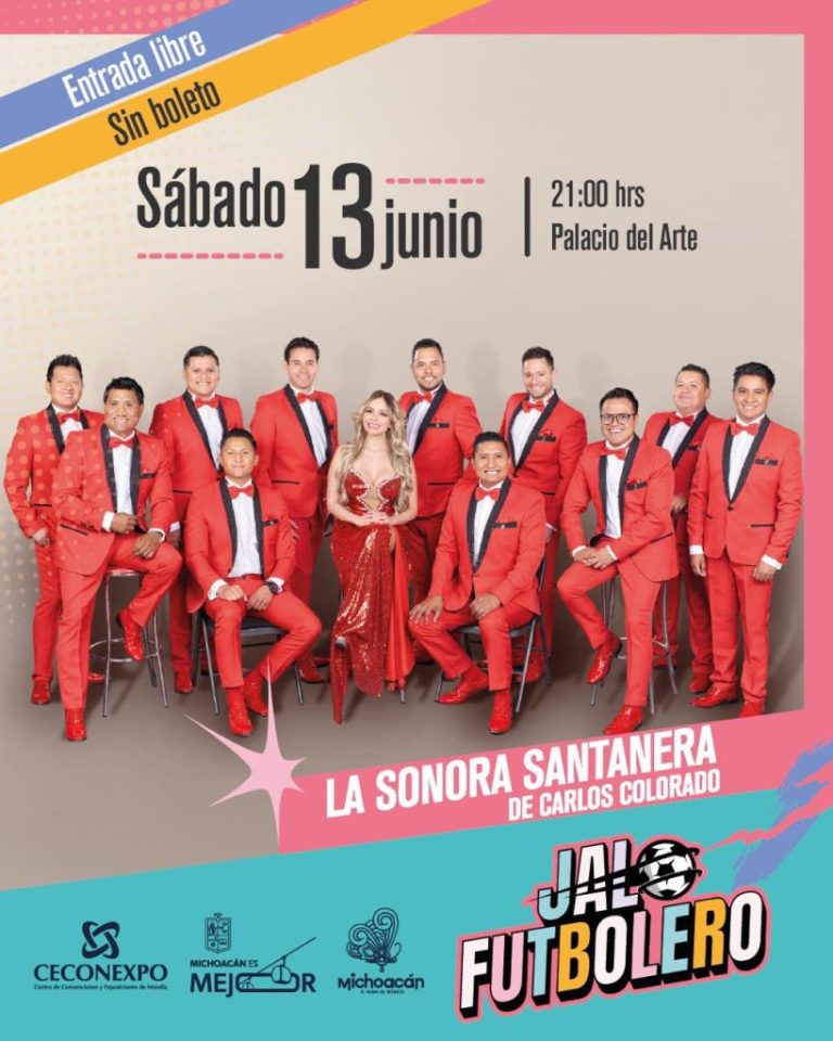 La Sonora Santanera de Carlos Colorado ofrecerá mañana concierto gratuito en el Palacio del Arte
