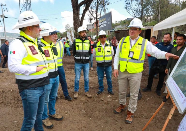 Con colocación de trabes, avanza recta final del segmento 5 del Segundo Anillo Periférico de Morelia