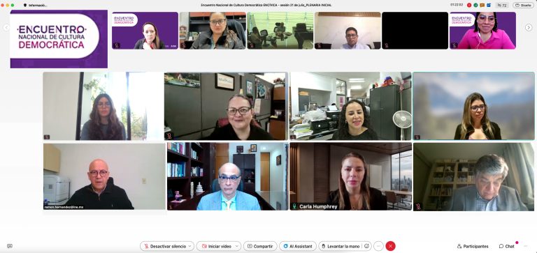 Participa IEM en Encuentro Nacional para fortalecer la educación cívica y la cultura democrática
