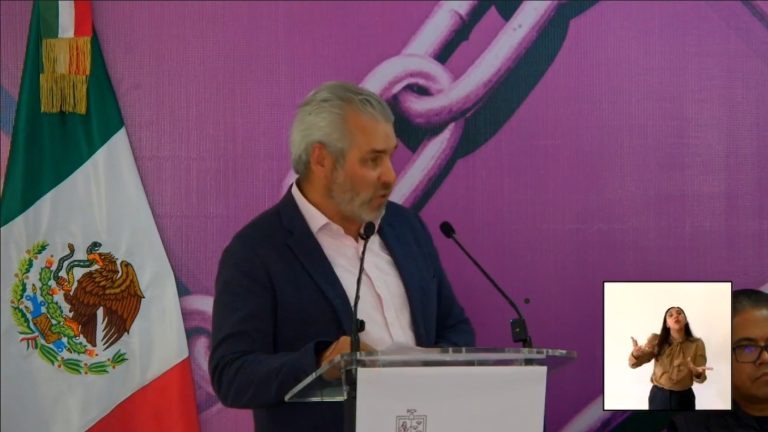 Presentación de la estrategia contra la extorsión en Michoacán