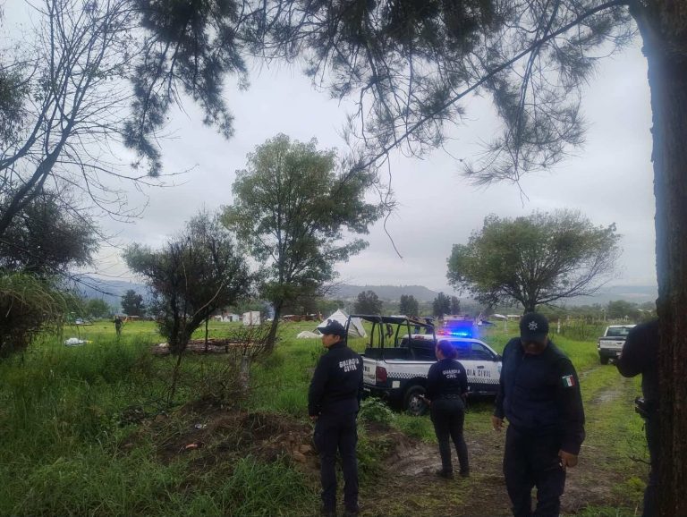 Vecinos de Tenencia Morelos y Revolución Social derriban chozas de presuntos invasores; interviene la GC