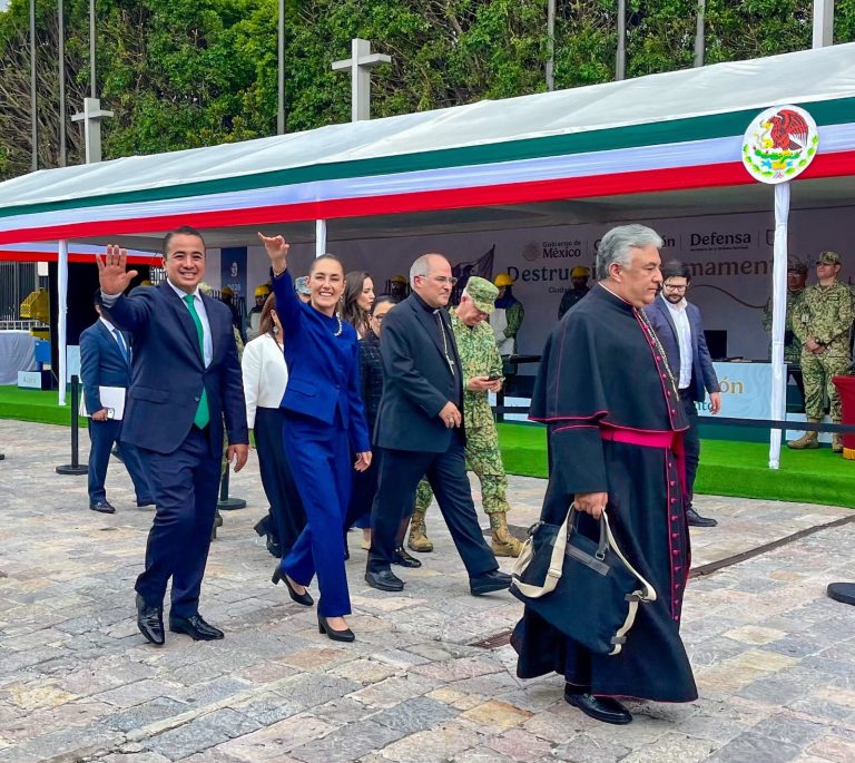 Claudia Sheinbaum elige a la GAM como sede del desarme voluntario 2026