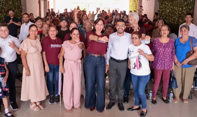 Desde Apatzingán, Gaby Molina convoca a fortalecer el Segundo Piso de la Transformación