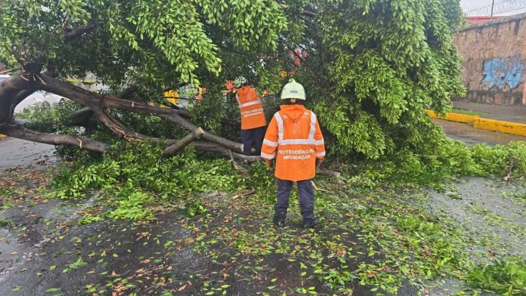 Lluvias colapsan vialidades y dejan encharcamientos e inundaciones en Morelia