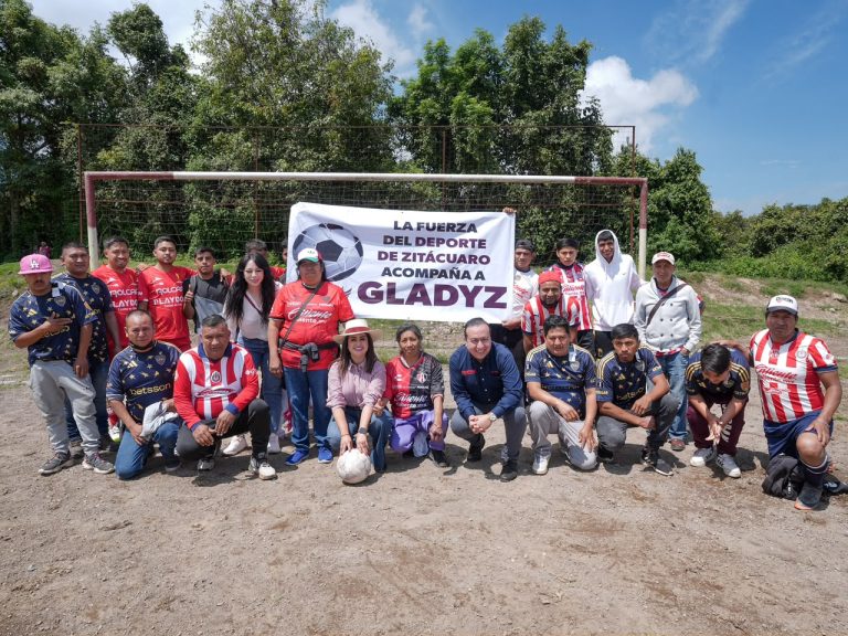 Impulsar el deporte para transformar Michoacán, coinciden Gladyz Butanda y jugadores de futbol