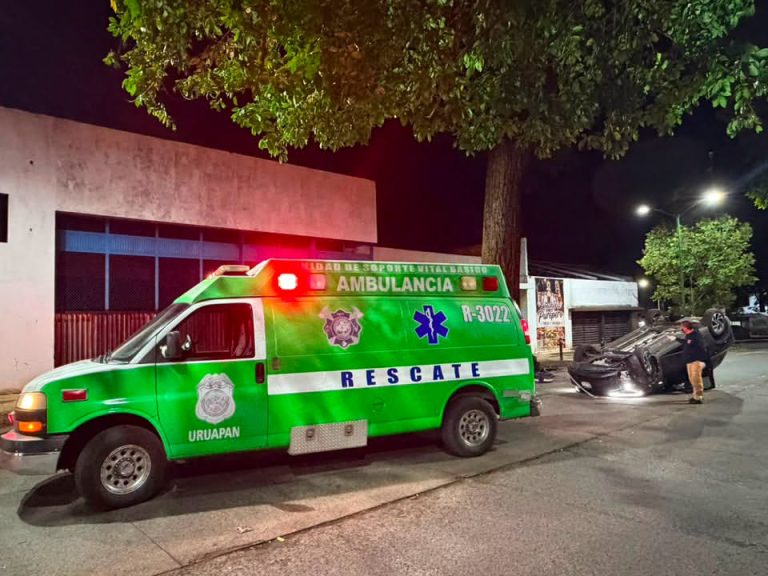 Dos personas lesionadas dejan igual número de accidentes, en Uruapan
