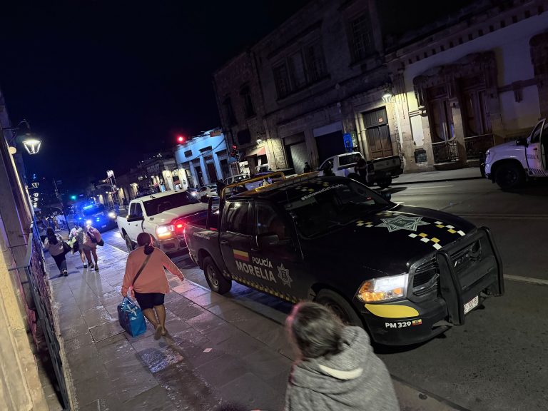 Catean local de maquinitas tragamonedas en el Centro Histórico de Morelia