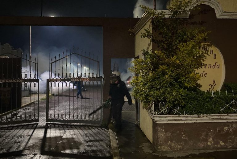 Aplica Gobierno de Morelia tres ciclos de fumigación en Hacienda Tiníjaro