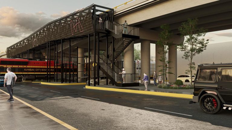 Puente peatonal de Tres Puentes garantizará cruce seguro sobre las vías del tren