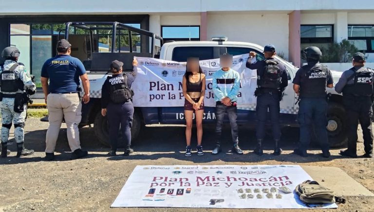 Por seguimiento de cámaras del C5 capturan a asaltantes de Oxxo´s detenidos en Uruapan