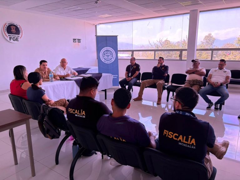 Fiscalía General fortalece competencias del personal de Zamora para prevenir y atender conflictos asociados a la violencia