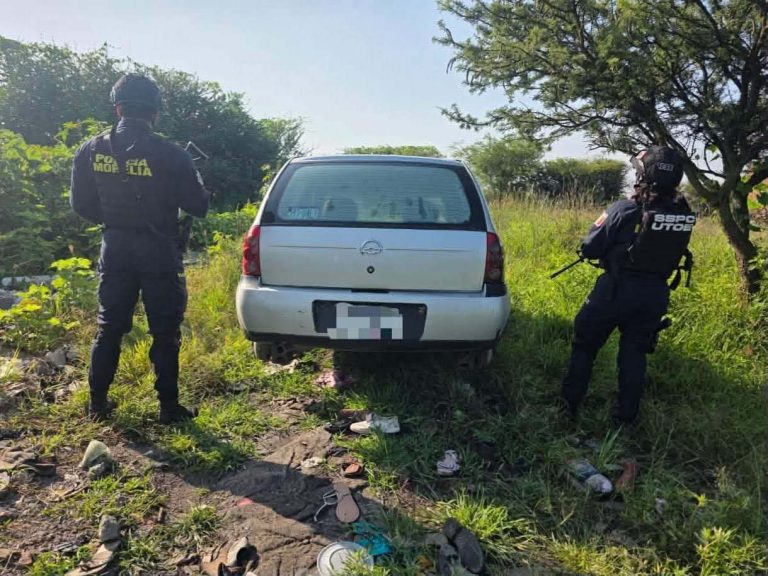Policía Morelia recupera auto con reporte de robo en la colonia Satélite