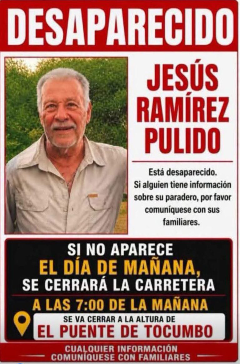 Bloquean carretera en Tocumbo, exigen la localización de Jesús Ramírez Pulido