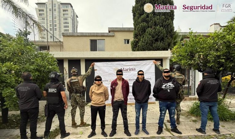 Marina y FGR detienen a seis generadores de violencia en Jalisco