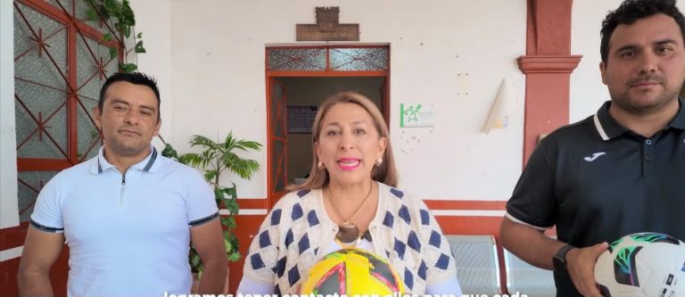 Impulsan Gobierno de Quiroga y regidor José Juan Landa Servín el talento deportivo con la llegada de la Academia Oficial de Bravos: Alma Mireya González
