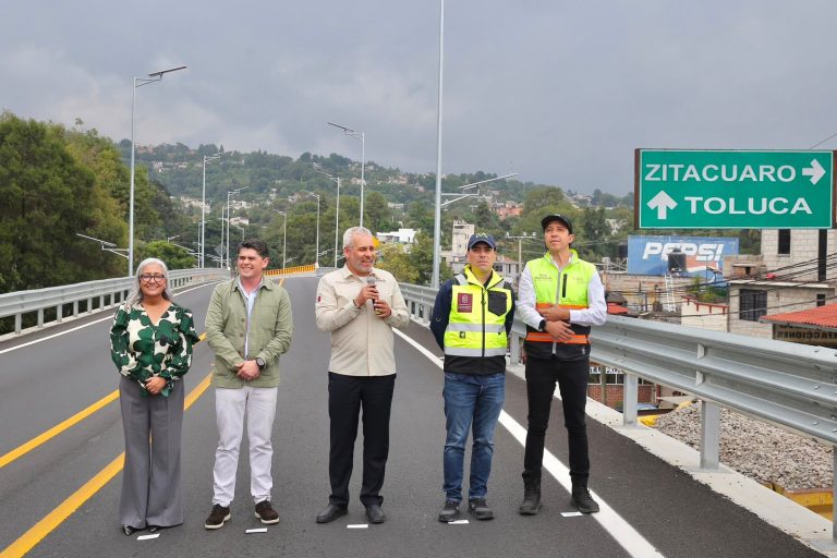 Apertura Bedolla vialidad en paso superior vehicular “Ignacio López Rayón” en Zitácuaro