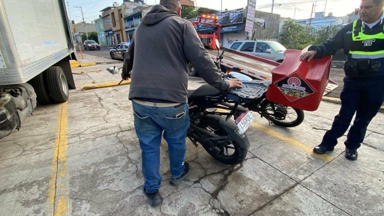 Tres motociclistas quedan heridos en distintos accidentes registrados en Morelia