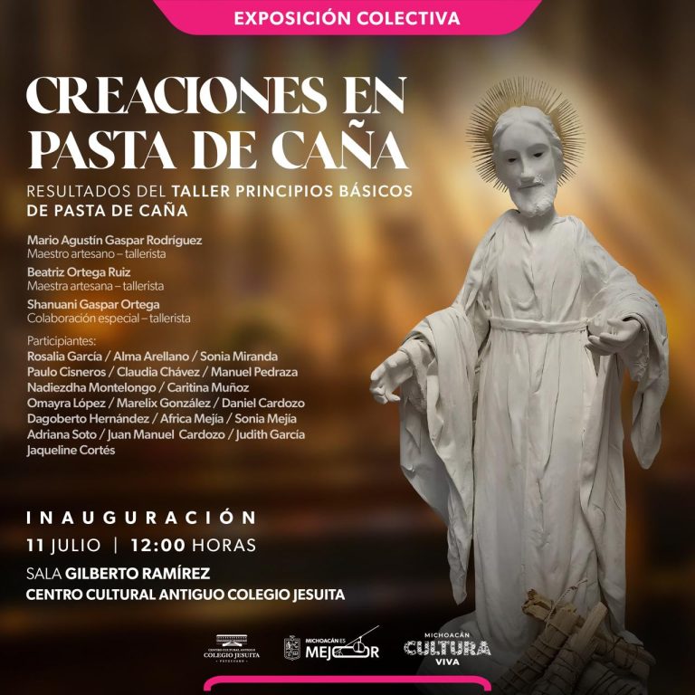 Secum invita a la muestra de escultura en pasta de caña en el Antiguo Colegio Jesuita