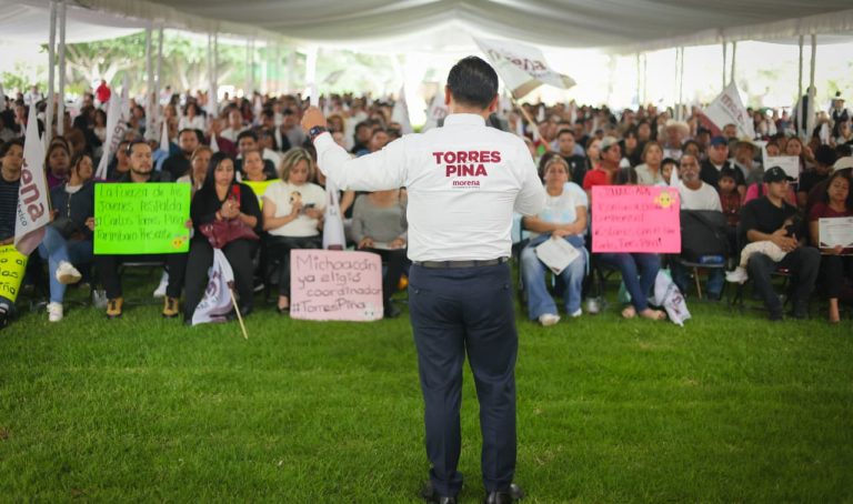 Torres Piña muestra músculo territorial con más de 2 mil liderazgos en Morelia