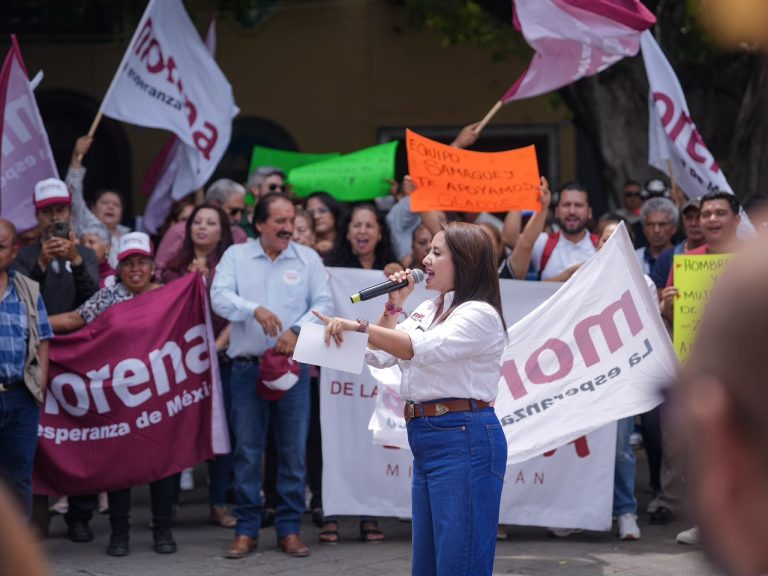 Intensifica Gladyz Butanda defensa de la transformación con más trabajo en territorio
