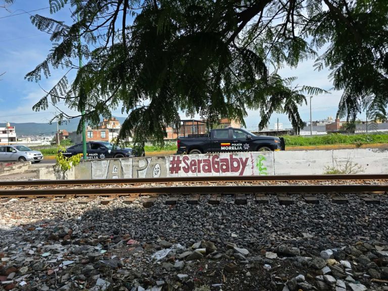 Mujer en aparente situación de calle queda herida tras ser atropellada por el tren en Morelia