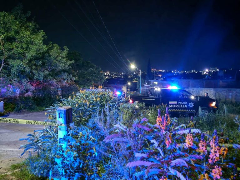 Balean a un hombre en la colonia Lomas del Durazno, al sur de Morelia