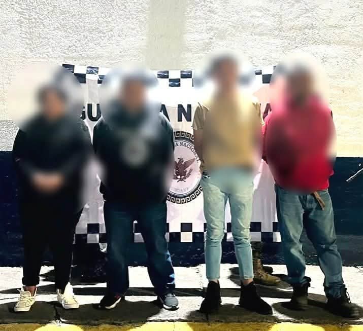GN detiene a tres presuntos delincuentes en Morelia; amenazaban a conductor de plataforma digital