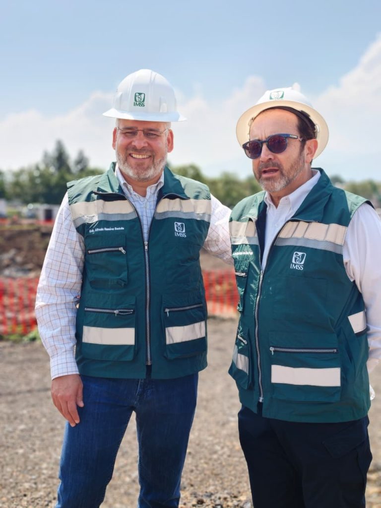 Supervisan autoridades del IMSS Michoacán y gobierno estatal construcción de HGR en Morelia