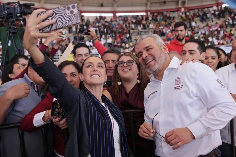 Agradece Bedolla apoyo de la presidenta Sheinbaum para reforzar seguridad en zona aguacatera