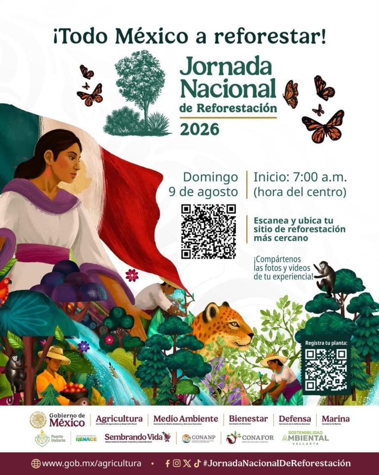 ¡Puerto Vallarta se suma a la Jornada Nacional de Reforestación 2026!