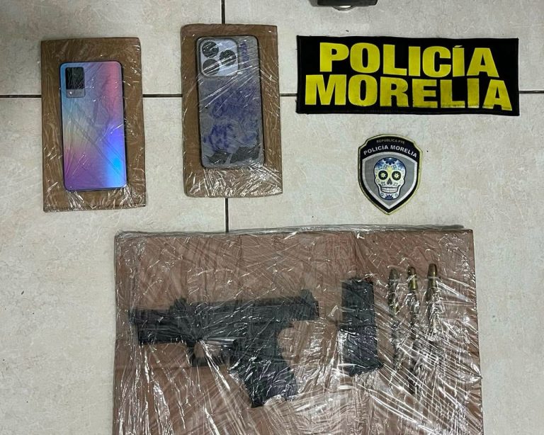 Detienen a empistolado señalado de intento de allanamiento en Infonavit Justo Mendoza, Morelia