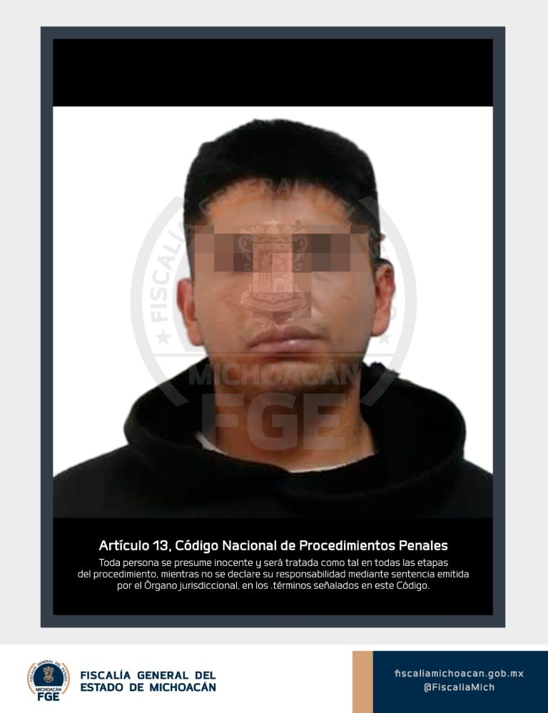FGE obtiene vinculación a proceso contra investigado por feminicidio ocurrido en Morelia