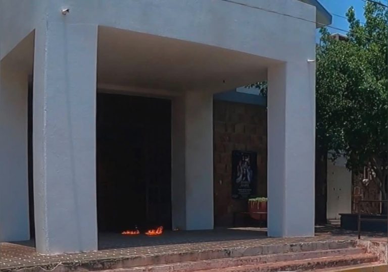 Intenta incendiar capilla de Fátima en Apatzingán; aseguró que estaba “embrujada”