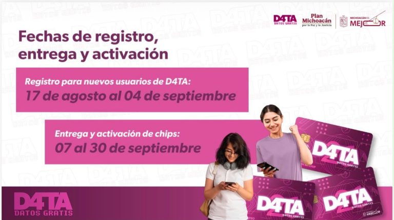 Hoy inicia registro para el nuevo ciclo escolar de D4TA Datos Gratis: Bedolla