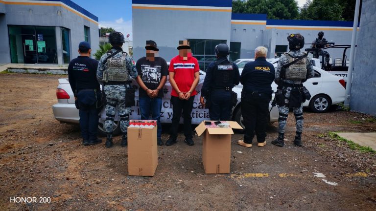 Obligaban a comerciantes a comprar cigarros «ilegales»; ya fueron detenidos en Uruapan