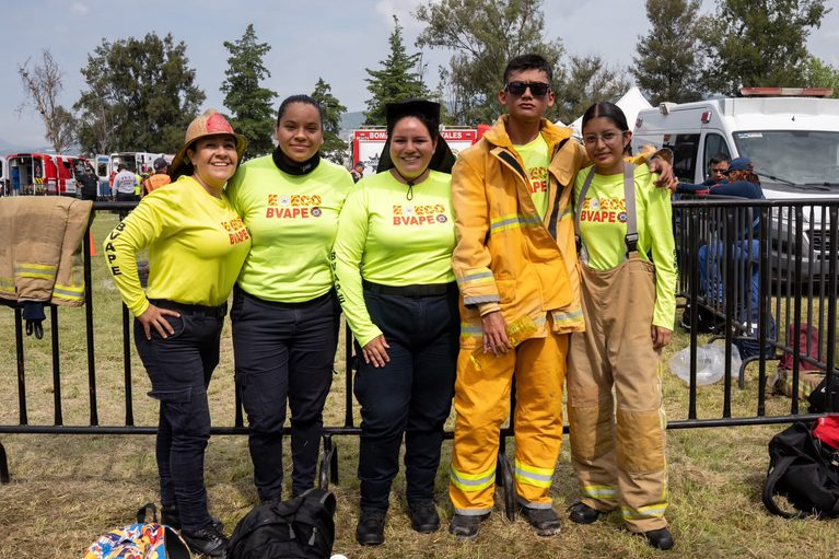 Reconoce Segob preparación y destreza de bomberos de Michoacán