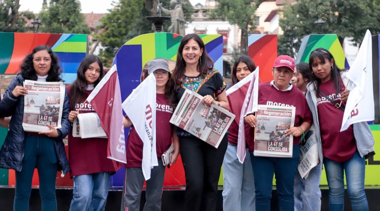 Gaby Molina fortalece desde Pátzcuaro la defensa de la soberanía