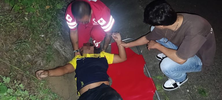Se registran dos accidentes de motocicletas en diferentes puntos de la Huetamo-San Lucas; hay dos heridos