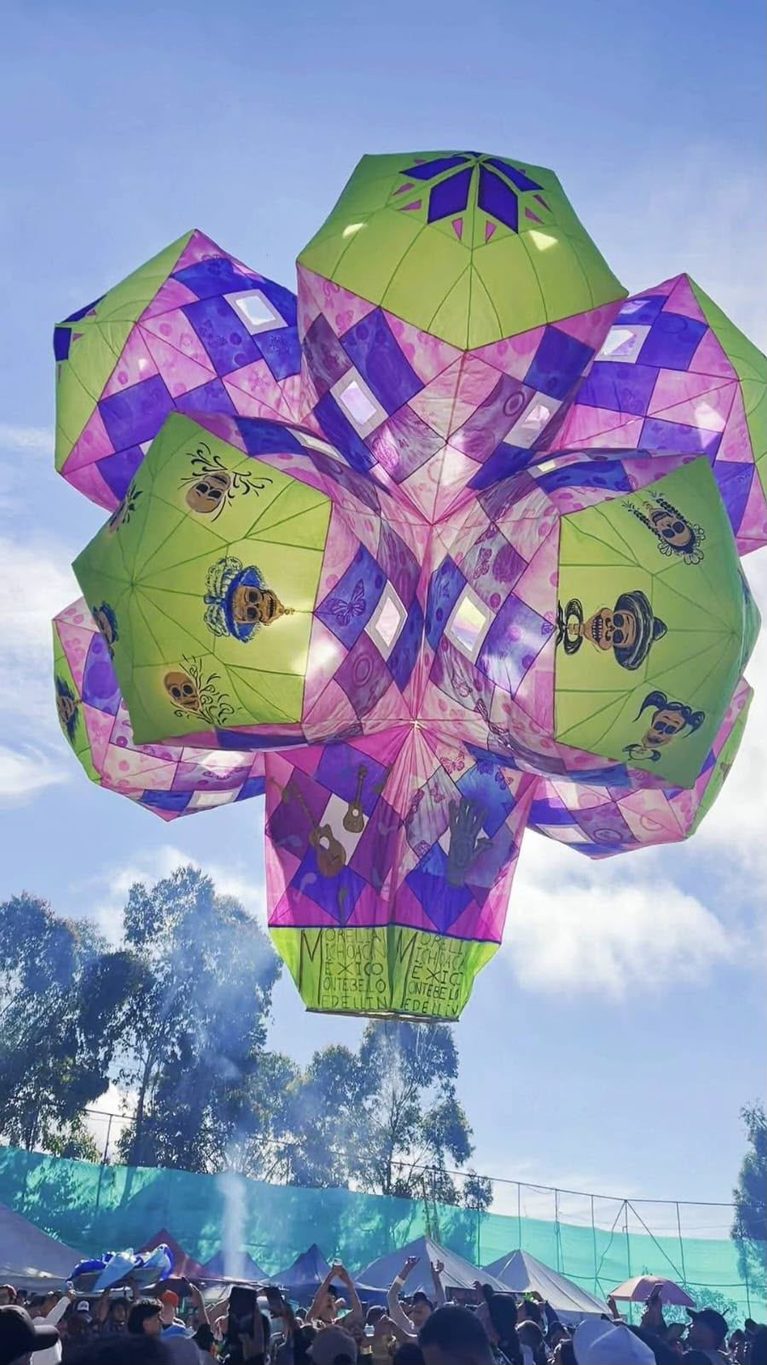 Todo listo para elevación masiva de globos de cantoya en el Venustiano de Morelia