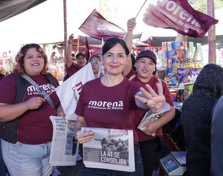 Gaby Molina llama a defender los avances de la 4T y el bienestar de las familias