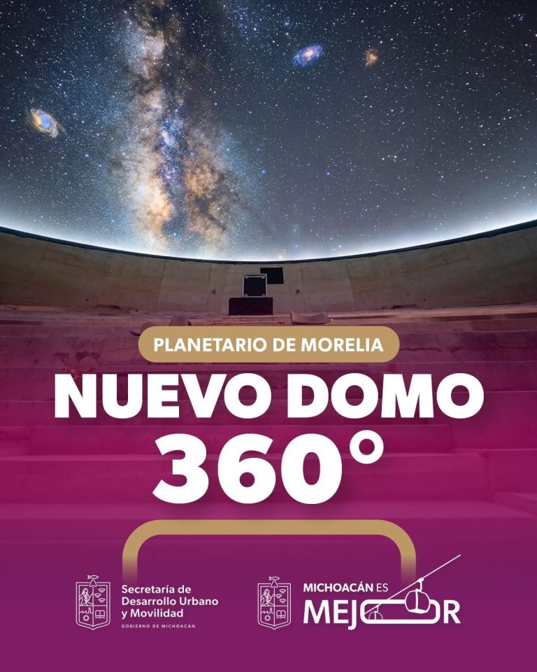 Concluye instalación de la pantalla de proyección de 360 grados en el Planetario de Morelia